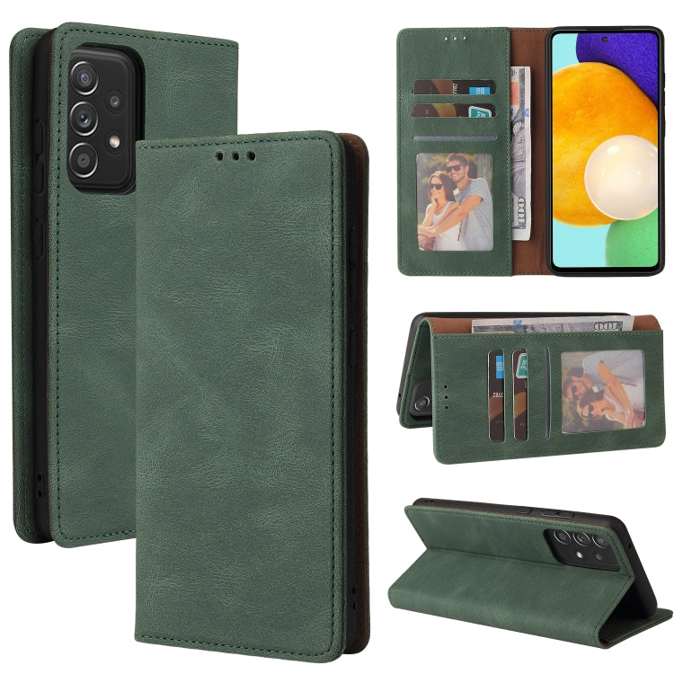 Simple Suction Closure Horizontal Flip Leather Case with Holder & Card Slot & Wallet, For Samsung Galaxy A40, For Samsung Galaxy A42 5G, For Samsung Galaxy A50, For Samsung Galaxy A51, For Samsung Galaxy A51 5G, For Samsung Galaxy A52 5G / 4G����������...