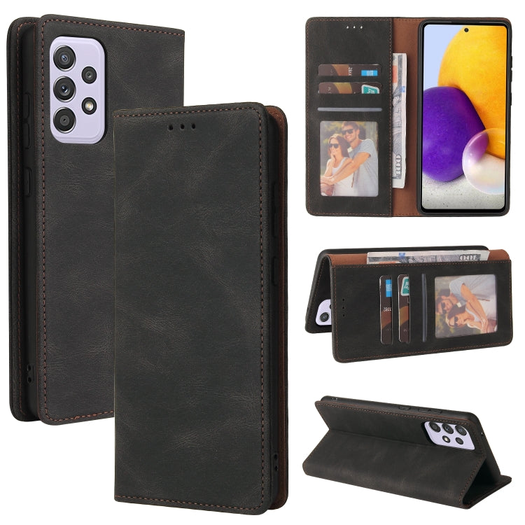 Simple Suction Closure Horizontal Flip Leather Case with Holder & Card Slot & Wallet, For Samsung Galaxy A40, For Samsung Galaxy A42 5G, For Samsung Galaxy A50, For Samsung Galaxy A51, For Samsung Galaxy A51 5G, For Samsung Galaxy A52 5G / 4G����������...