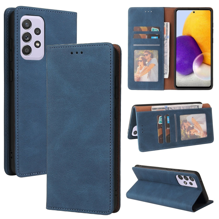 Simple Suction Closure Horizontal Flip Leather Case with Holder & Card Slot & Wallet, For Samsung Galaxy A40, For Samsung Galaxy A42 5G, For Samsung Galaxy A50, For Samsung Galaxy A51, For Samsung Galaxy A51 5G, For Samsung Galaxy A52 5G / 4G����������...
