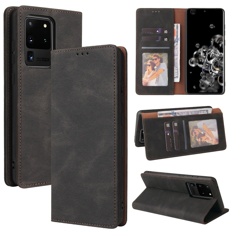 Simple Suction Closure Horizontal Flip Leather Case with Holder & Card Slot & Wallet, For Samsung Galaxy Note10, For Samsung Galaxy Note20 Ultra, For Samsung Galaxy S20 Ultra, For Samsung Galaxy S21 5G, For Samsung Galaxy S21 FE 5G���������������������...