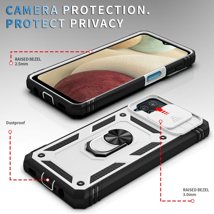 Sliding Camera Cover Design TPU + PC Protective Case with 360 Degree Rotating Holder & Card Slot, For Samsung Galaxy A12, For Samsung Galaxy A32 5G, For Samsung Galaxy A52, For Samsung Galaxy S20 FE, For Samsung Galaxy S21 5G���������������������������...