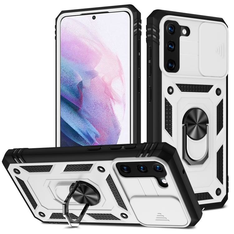 Sliding Camera Cover Design TPU + PC Protective Case with 360 Degree Rotating Holder & Card Slot, For Samsung Galaxy A12, For Samsung Galaxy A32 5G, For Samsung Galaxy A52, For Samsung Galaxy S20 FE, For Samsung Galaxy S21 5G���������������������������...
