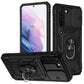 Sliding Camera Cover Design TPU + PC Protective Case with 360 Degree Rotating Holder & Card Slot, For Samsung Galaxy A12, For Samsung Galaxy A32 5G, For Samsung Galaxy A52, For Samsung Galaxy S20 FE, For Samsung Galaxy S21 5G���������������������������...