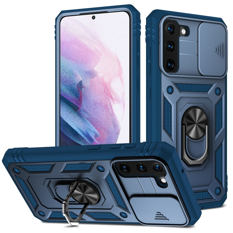 Sliding Camera Cover Design TPU + PC Protective Case with 360 Degree Rotating Holder & Card Slot, For Samsung Galaxy A12, For Samsung Galaxy A32 5G, For Samsung Galaxy A52, For Samsung Galaxy S20 FE, For Samsung Galaxy S21 5G���������������������������...