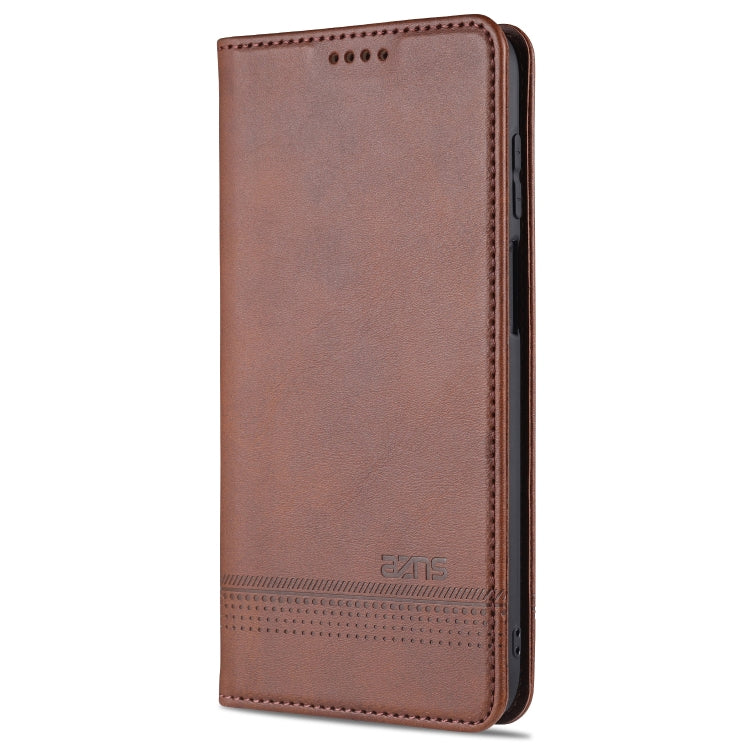 AZNS Magnetic Calf Texture Horizontal Flip Leather Case with Card Slots & Holder & Wallet, For Samsung Galaxy M32 Global