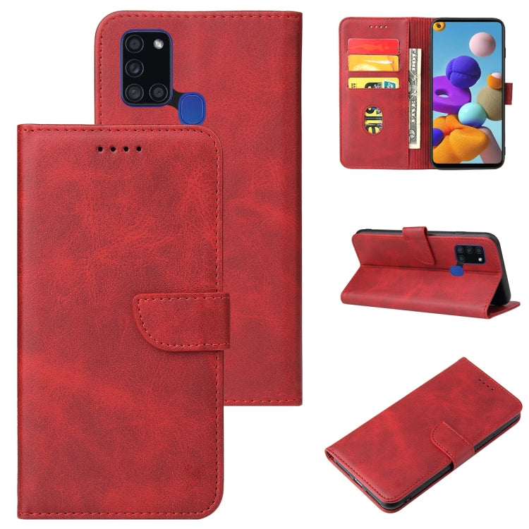 Calf Texture Buckle Horizontal Flip Leather Case with Holder & Card Slots & Wallet, For Samsung Galaxy A12, For Samsung Galaxy A21s, For Samsung Galaxy A31, For Samsung Galaxy A32 5G, For Samsung Galaxy A41, For Samsung Galaxy A50����������������������...