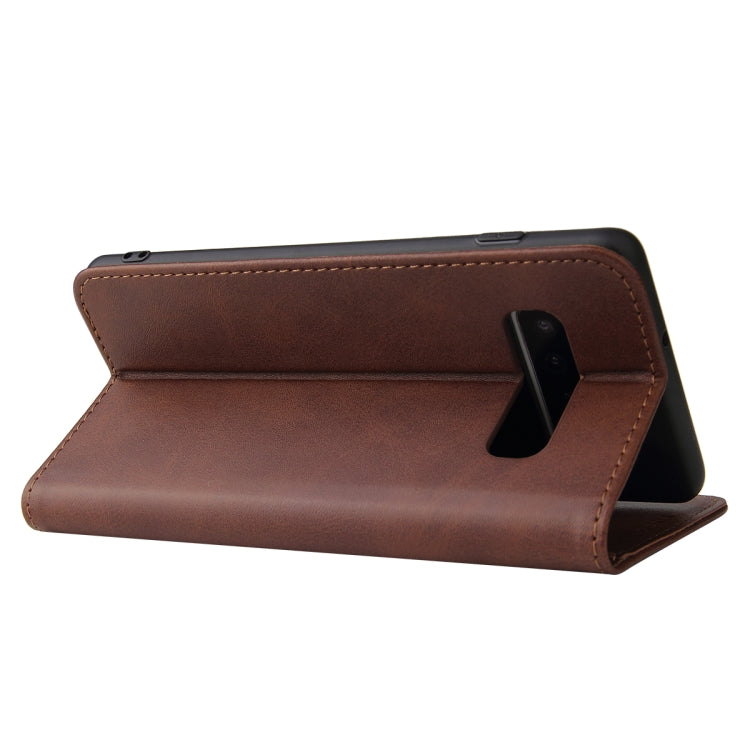 Calf Texture Magnetic Horizontal Flip Leather Case with Holder & Card Slots & Wallet, For Samsung Galaxy S10+, For Samsung Galaxy A21s, For Samsung Galaxy A32 5G, For Samsung Galaxy A50, For Samsung Galaxy A70, For Samsung Galaxy A72 5G / 4G�����������...