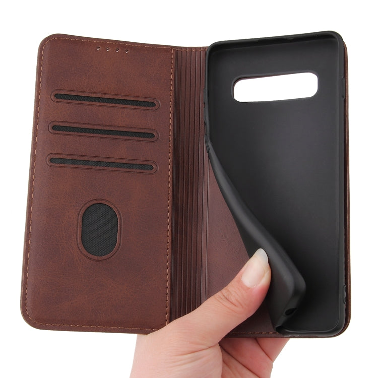 Calf Texture Magnetic Horizontal Flip Leather Case with Holder & Card Slots & Wallet, For Samsung Galaxy S10+, For Samsung Galaxy A21s, For Samsung Galaxy A32 5G, For Samsung Galaxy A50, For Samsung Galaxy A70, For Samsung Galaxy A72 5G / 4G�����������...