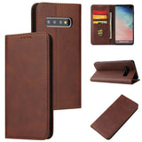 Calf Texture Magnetic Horizontal Flip Leather Case with Holder & Card Slots & Wallet, For Samsung Galaxy S10+, For Samsung Galaxy A21s, For Samsung Galaxy A32 5G, For Samsung Galaxy A50, For Samsung Galaxy A70, For Samsung Galaxy A72 5G / 4G�����������...
