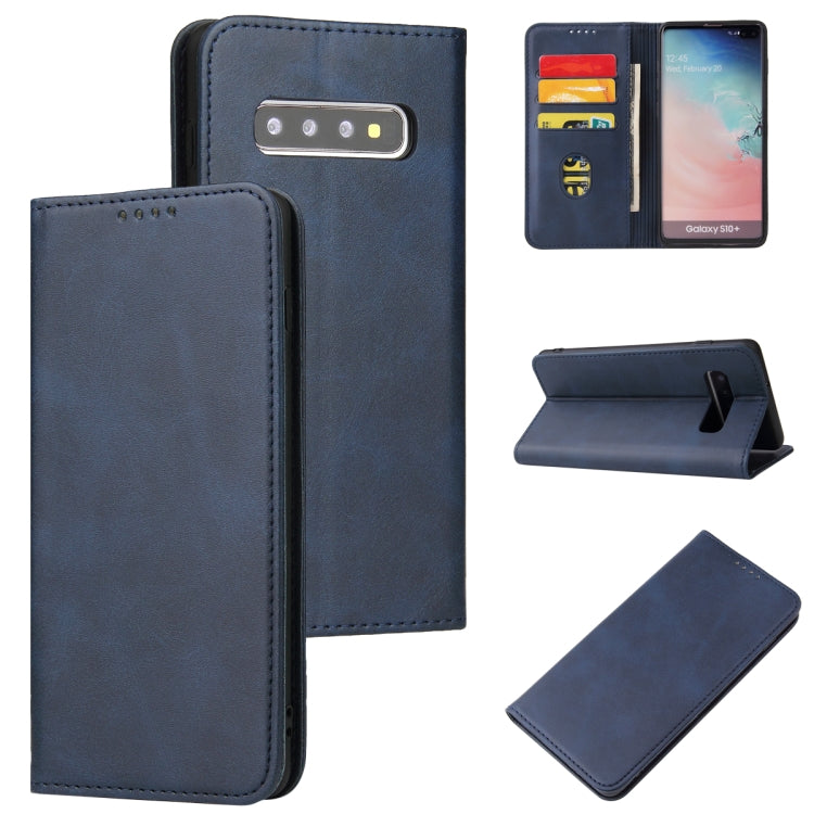 Calf Texture Magnetic Horizontal Flip Leather Case with Holder & Card Slots & Wallet, For Samsung Galaxy S10+, For Samsung Galaxy A21s, For Samsung Galaxy A32 5G, For Samsung Galaxy A50, For Samsung Galaxy A70, For Samsung Galaxy A72 5G / 4G�����������...