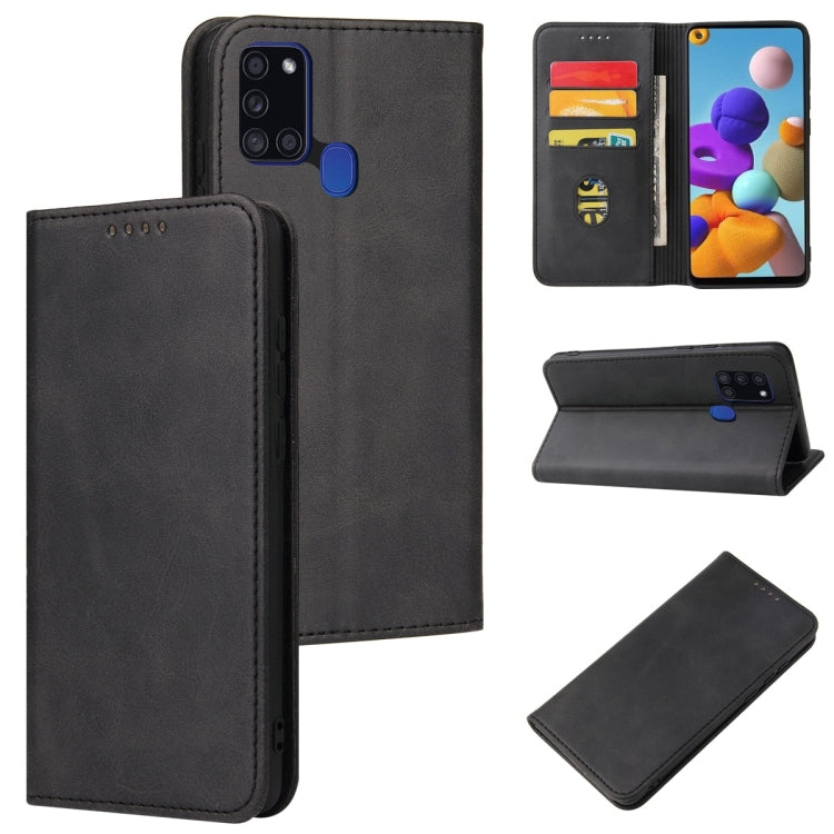 Calf Texture Magnetic Horizontal Flip Leather Case with Holder & Card Slots & Wallet, For Samsung Galaxy S10+, For Samsung Galaxy A21s, For Samsung Galaxy A32 5G, For Samsung Galaxy A50, For Samsung Galaxy A70, For Samsung Galaxy A72 5G / 4G�����������...