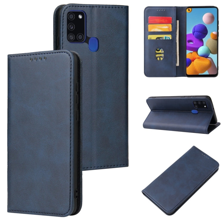 Calf Texture Magnetic Horizontal Flip Leather Case with Holder & Card Slots & Wallet, For Samsung Galaxy S10+, For Samsung Galaxy A21s, For Samsung Galaxy A32 5G, For Samsung Galaxy A50, For Samsung Galaxy A70, For Samsung Galaxy A72 5G / 4G�����������...