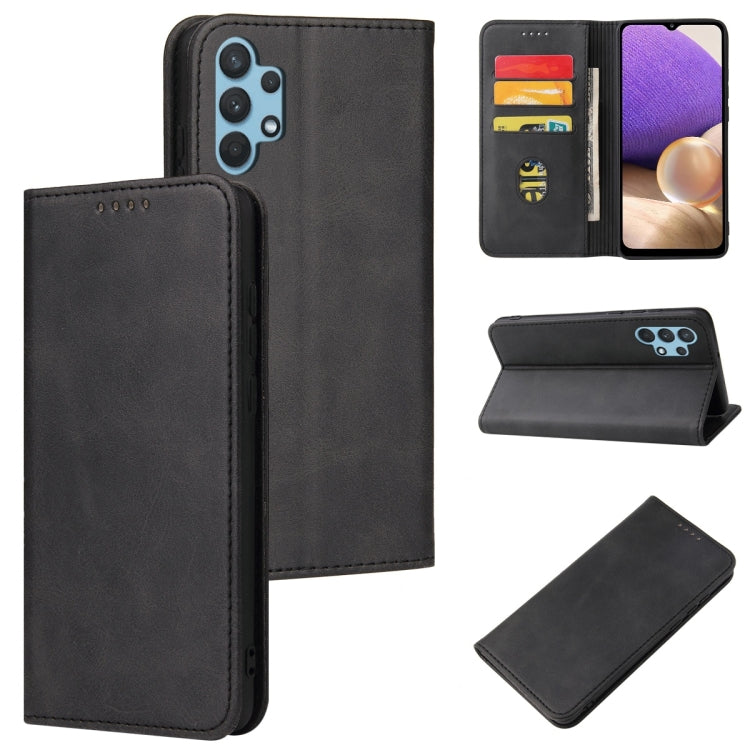 Calf Texture Magnetic Horizontal Flip Leather Case with Holder & Card Slots & Wallet, For Samsung Galaxy S10+, For Samsung Galaxy A21s, For Samsung Galaxy A32 5G, For Samsung Galaxy A50, For Samsung Galaxy A70, For Samsung Galaxy A72 5G / 4G�����������...