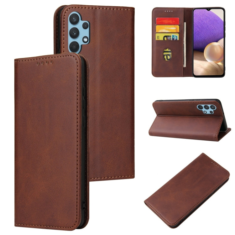 Calf Texture Magnetic Horizontal Flip Leather Case with Holder & Card Slots & Wallet, For Samsung Galaxy S10+, For Samsung Galaxy A21s, For Samsung Galaxy A32 5G, For Samsung Galaxy A50, For Samsung Galaxy A70, For Samsung Galaxy A72 5G / 4G�����������...