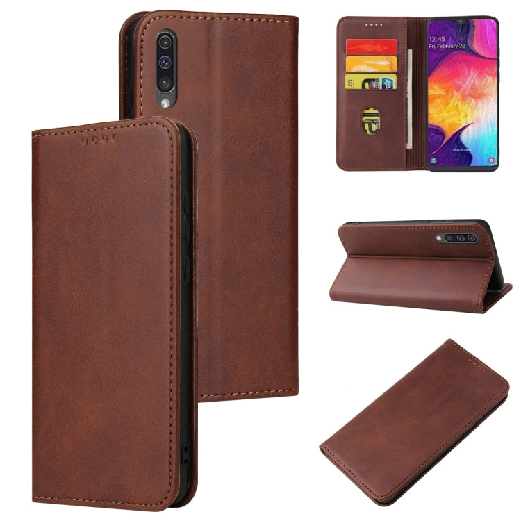 Calf Texture Magnetic Horizontal Flip Leather Case with Holder & Card Slots & Wallet, For Samsung Galaxy S10+, For Samsung Galaxy A21s, For Samsung Galaxy A32 5G, For Samsung Galaxy A50, For Samsung Galaxy A70, For Samsung Galaxy A72 5G / 4G�����������...