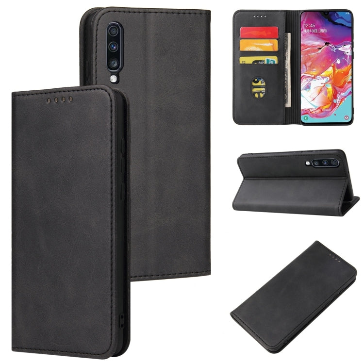 Calf Texture Magnetic Horizontal Flip Leather Case with Holder & Card Slots & Wallet, For Samsung Galaxy S10+, For Samsung Galaxy A21s, For Samsung Galaxy A32 5G, For Samsung Galaxy A50, For Samsung Galaxy A70, For Samsung Galaxy A72 5G / 4G�����������...
