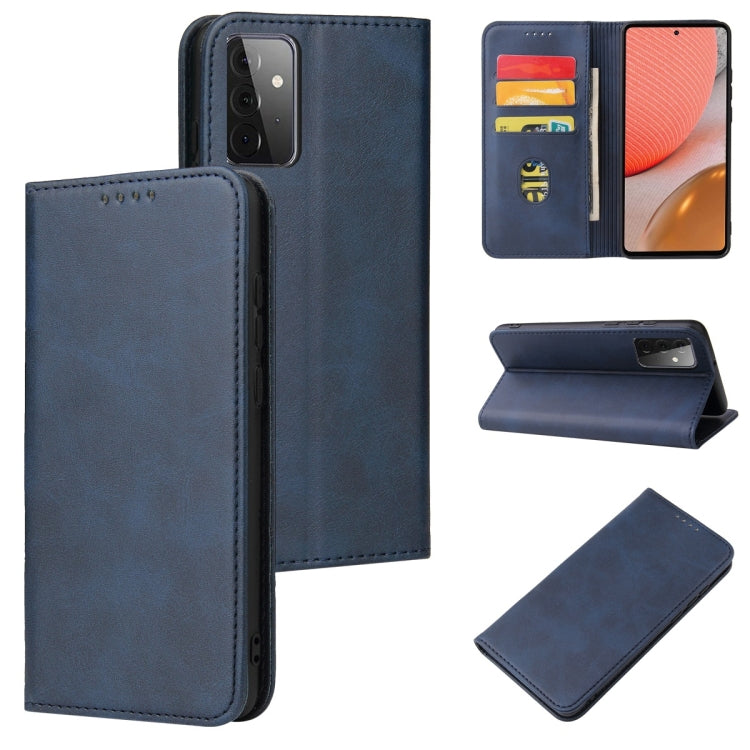 Calf Texture Magnetic Horizontal Flip Leather Case with Holder & Card Slots & Wallet, For Samsung Galaxy S10+, For Samsung Galaxy A21s, For Samsung Galaxy A32 5G, For Samsung Galaxy A50, For Samsung Galaxy A70, For Samsung Galaxy A72 5G / 4G�����������...