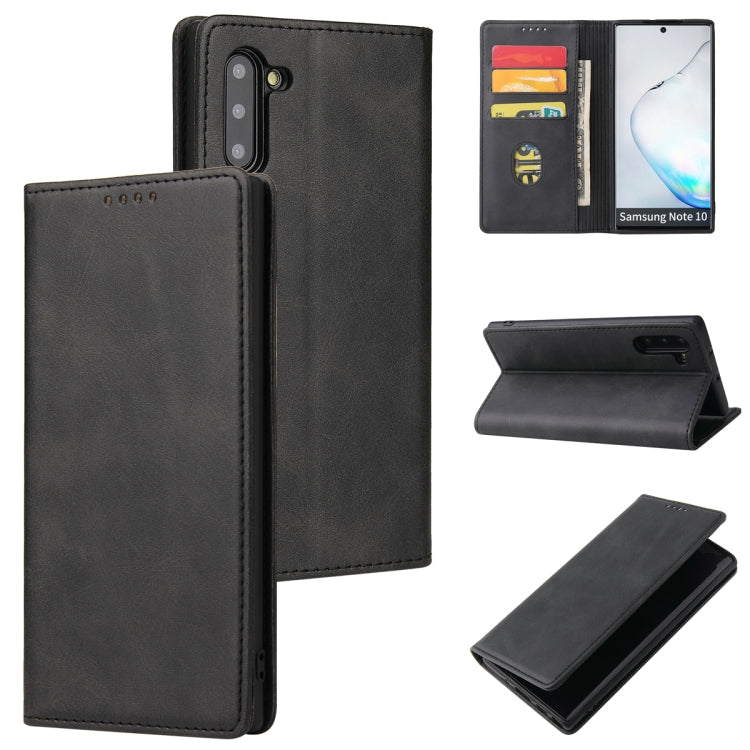 Calf Texture Magnetic Horizontal Flip Leather Case with Holder & Card Slots & Wallet, For Samsung Galaxy S10+, For Samsung Galaxy A21s, For Samsung Galaxy A32 5G, For Samsung Galaxy A50, For Samsung Galaxy A70, For Samsung Galaxy A72 5G / 4G�����������...