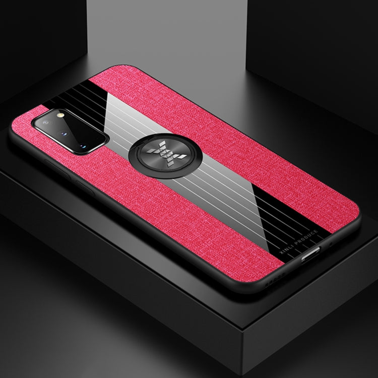 XINLI Stitching Cloth Textue Shockproof TPU Protective Case with Ring Holder, For Samsung Galaxy S20, For Samsung Galaxy S20 FE, For Samsung Galaxy S20+, For Samsung Galaxy S20 Ultra, For Samsung Galaxy S21 5G, For Samsung Galaxy S21 Ultra 5G����������...