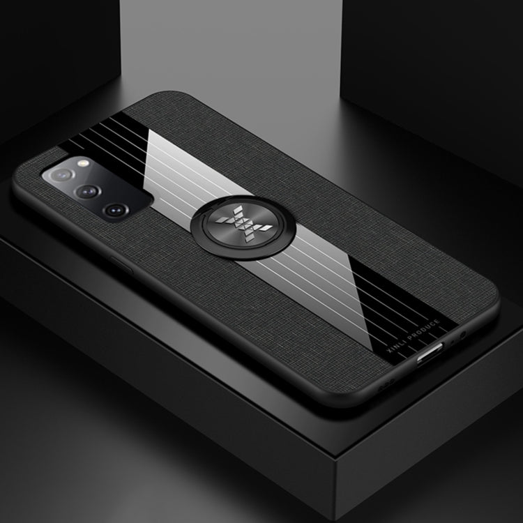 XINLI Stitching Cloth Textue Shockproof TPU Protective Case with Ring Holder, For Samsung Galaxy S20, For Samsung Galaxy S20 FE, For Samsung Galaxy S20+, For Samsung Galaxy S20 Ultra, For Samsung Galaxy S21 5G, For Samsung Galaxy S21 Ultra 5G����������...