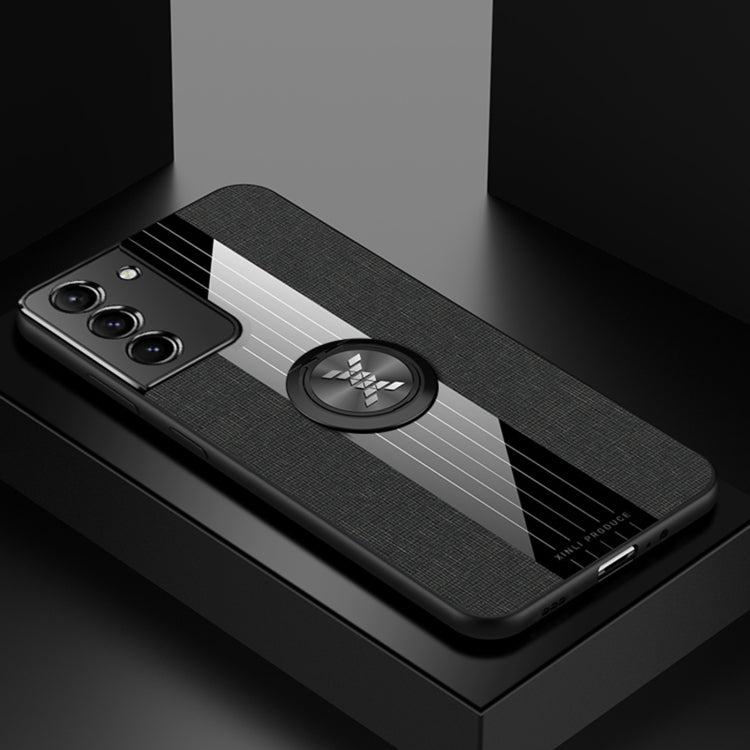 XINLI Stitching Cloth Textue Shockproof TPU Protective Case with Ring Holder, For Samsung Galaxy S20, For Samsung Galaxy S20 FE, For Samsung Galaxy S20+, For Samsung Galaxy S20 Ultra, For Samsung Galaxy S21 5G, For Samsung Galaxy S21 Ultra 5G����������...