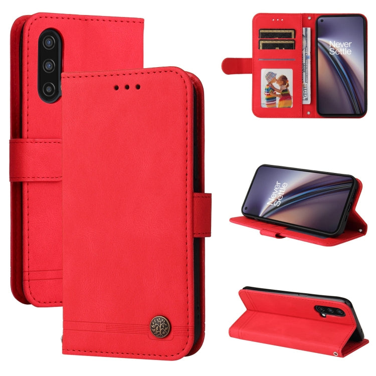 Skin Feel Life Tree Metal Button Horizontal Flip Leather Case with Holder & Card Slot & Wallet & Photo Frame & Strap, For OnePlus Nord 2 5G, For OnePlus Nord CE 5G, For OPPO Realme 7 5G / V5 5G, For Xiaomi Redmi 10, For Xiaomi Mi 11T Pro / Mi 11T������...