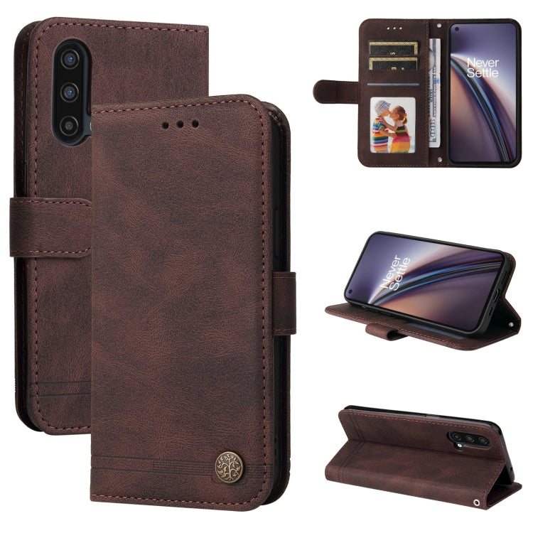 Skin Feel Life Tree Metal Button Horizontal Flip Leather Case with Holder & Card Slot & Wallet & Photo Frame & Strap, For OnePlus Nord 2 5G, For OnePlus Nord CE 5G, For OPPO Realme 7 5G / V5 5G, For Xiaomi Redmi 10, For Xiaomi Mi 11T Pro / Mi 11T������...
