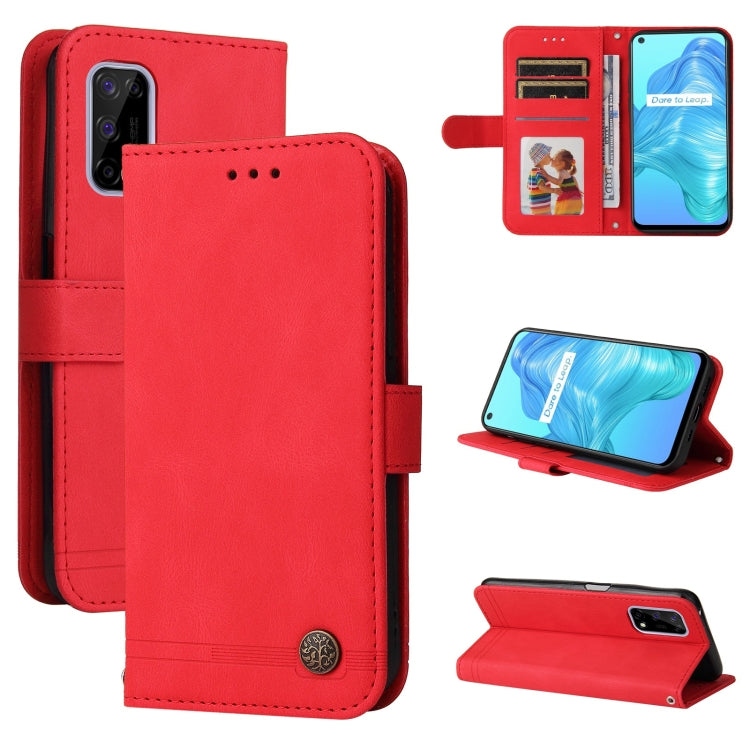 Skin Feel Life Tree Metal Button Horizontal Flip Leather Case with Holder & Card Slot & Wallet & Photo Frame & Strap, For OnePlus Nord 2 5G, For OnePlus Nord CE 5G, For OPPO Realme 7 5G / V5 5G, For Xiaomi Redmi 10, For Xiaomi Mi 11T Pro / Mi 11T������...