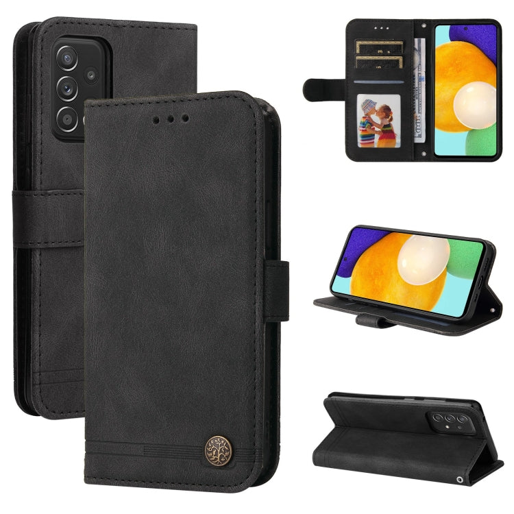 Skin Feel Life Tree Metal Button Horizontal Flip Leather Case with Holder & Card Slot & Wallet & Photo Frame & Strap, For OnePlus Nord 2 5G, For OnePlus Nord CE 5G, For OPPO Realme 7 5G / V5 5G, For Xiaomi Redmi 10, For Xiaomi Mi 11T Pro / Mi 11T������...