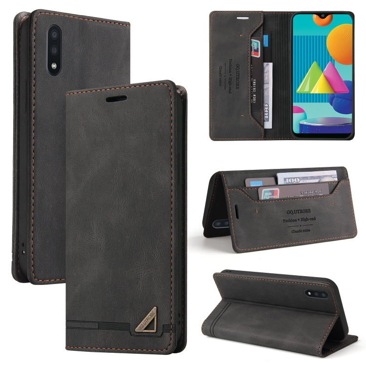Skin Feel Anti-theft Brush Horizontal Flip Leather Case with Holder & Card Slots & Wallet, For Samsung Galaxy A01, For Samsung Galaxy A02, For Samsung Galaxy A02s EU Edition, For Samsung Galaxy A03s 164mm, For Samsung Galaxy A10, For Samsung Galaxy A10...