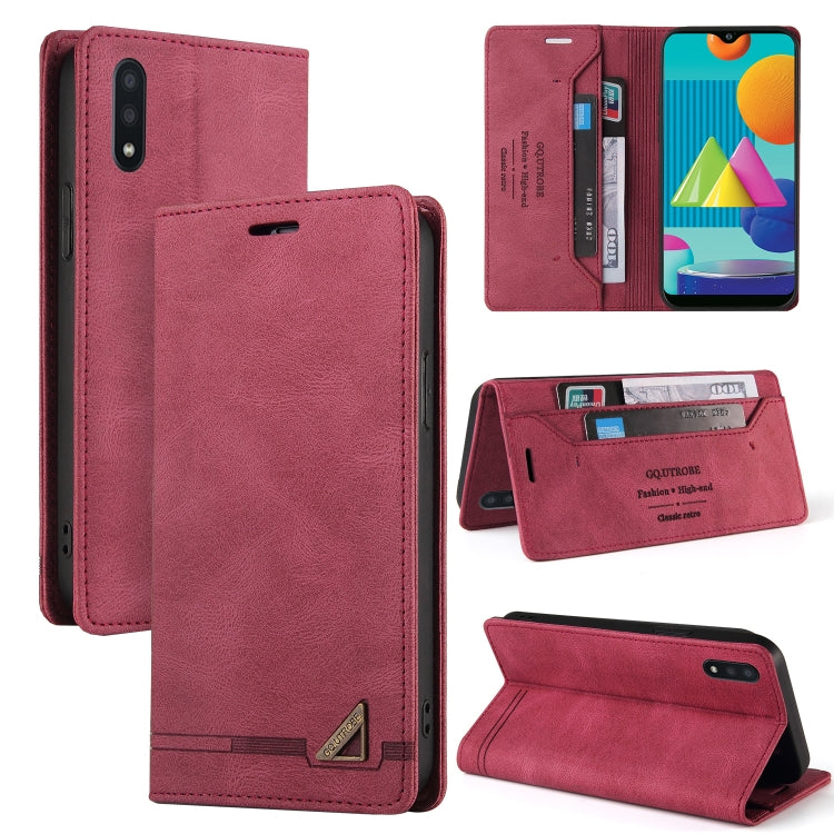 Skin Feel Anti-theft Brush Horizontal Flip Leather Case with Holder & Card Slots & Wallet, For Samsung Galaxy A01, For Samsung Galaxy A02, For Samsung Galaxy A02s EU Edition, For Samsung Galaxy A03s 164mm, For Samsung Galaxy A10, For Samsung Galaxy A10...