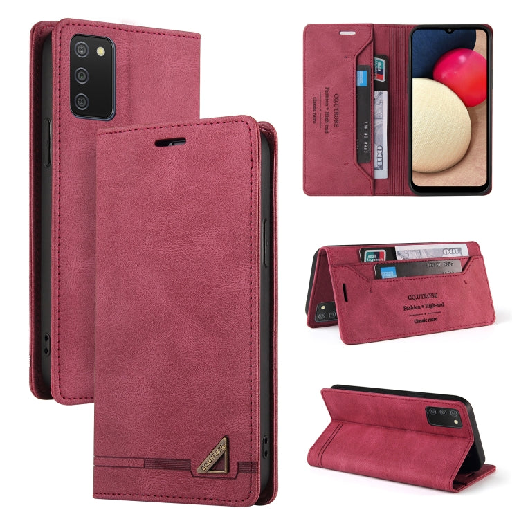 Skin Feel Anti-theft Brush Horizontal Flip Leather Case with Holder & Card Slots & Wallet, For Samsung Galaxy A01, For Samsung Galaxy A02, For Samsung Galaxy A02s EU Edition, For Samsung Galaxy A03s 164mm, For Samsung Galaxy A10, For Samsung Galaxy A10...