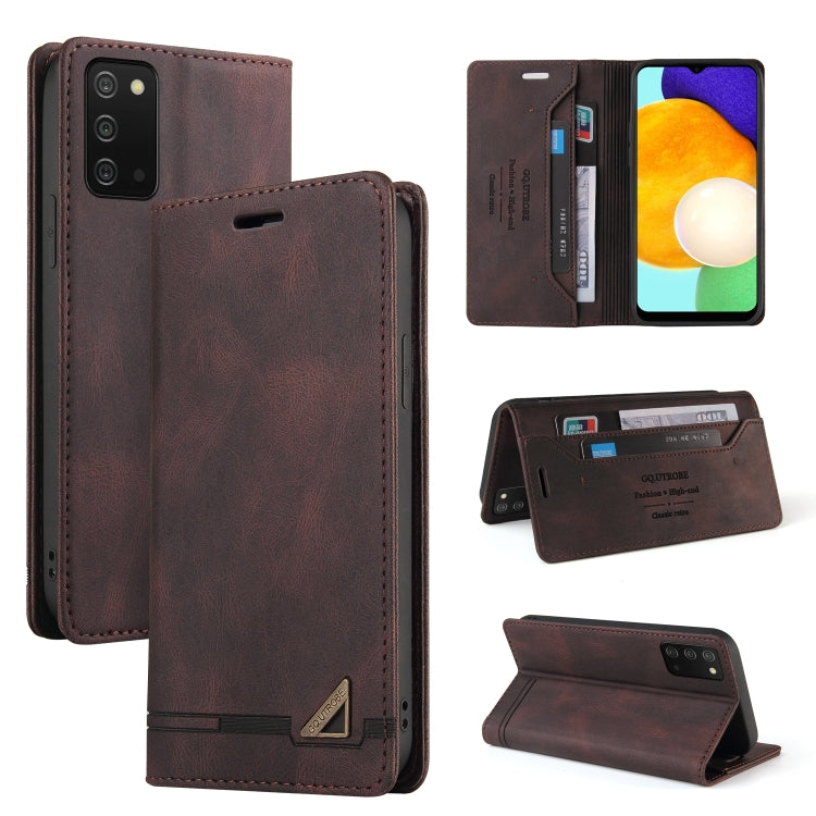 Skin Feel Anti-theft Brush Horizontal Flip Leather Case with Holder & Card Slots & Wallet, For Samsung Galaxy A01, For Samsung Galaxy A02, For Samsung Galaxy A02s EU Edition, For Samsung Galaxy A03s 164mm, For Samsung Galaxy A10, For Samsung Galaxy A10...