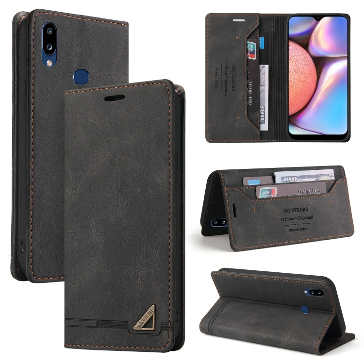 Skin Feel Anti-theft Brush Horizontal Flip Leather Case with Holder & Card Slots & Wallet, For Samsung Galaxy A01, For Samsung Galaxy A02, For Samsung Galaxy A02s EU Edition, For Samsung Galaxy A03s 164mm, For Samsung Galaxy A10, For Samsung Galaxy A10...