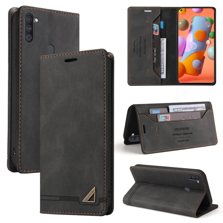 Skin Feel Anti-theft Brush Horizontal Flip Leather Case with Holder & Card Slots & Wallet, For Samsung Galaxy A01, For Samsung Galaxy A02, For Samsung Galaxy A02s EU Edition, For Samsung Galaxy A03s 164mm, For Samsung Galaxy A10, For Samsung Galaxy A10...