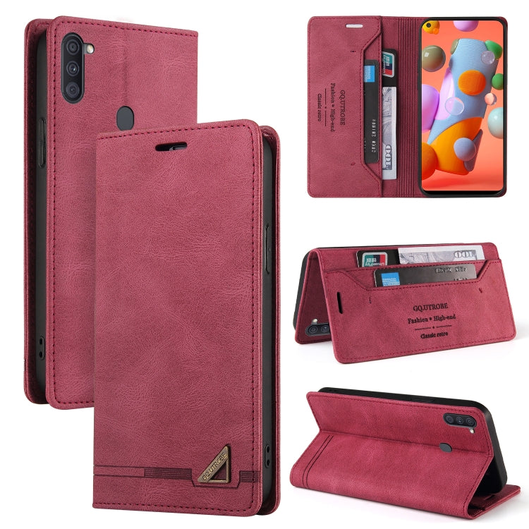 Skin Feel Anti-theft Brush Horizontal Flip Leather Case with Holder & Card Slots & Wallet, For Samsung Galaxy A01, For Samsung Galaxy A02, For Samsung Galaxy A02s EU Edition, For Samsung Galaxy A03s 164mm, For Samsung Galaxy A10, For Samsung Galaxy A10...