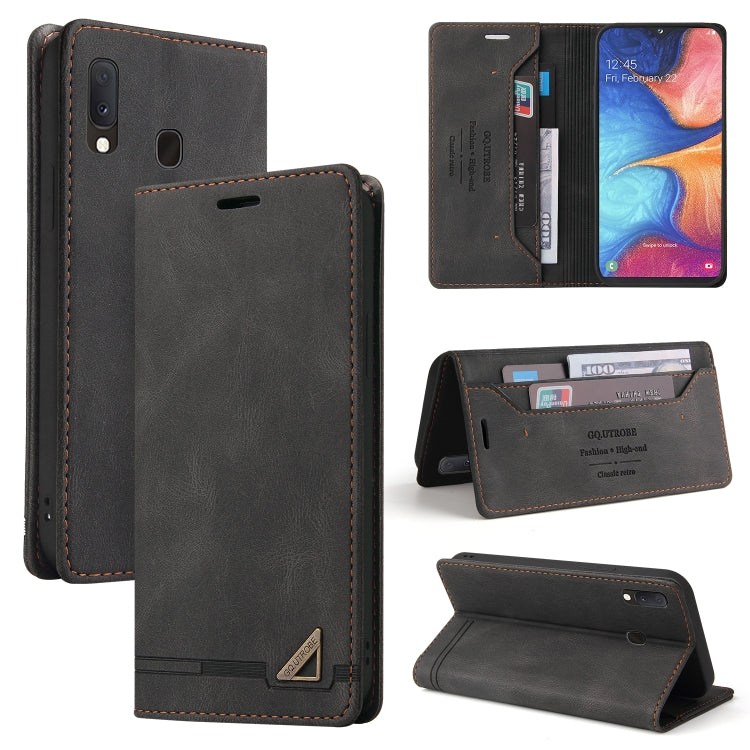 Skin Feel Anti-theft Brush Horizontal Flip Leather Case with Holder & Card Slots & Wallet, For Samsung Galaxy A01, For Samsung Galaxy A02, For Samsung Galaxy A02s EU Edition, For Samsung Galaxy A03s 164mm, For Samsung Galaxy A10, For Samsung Galaxy A10...