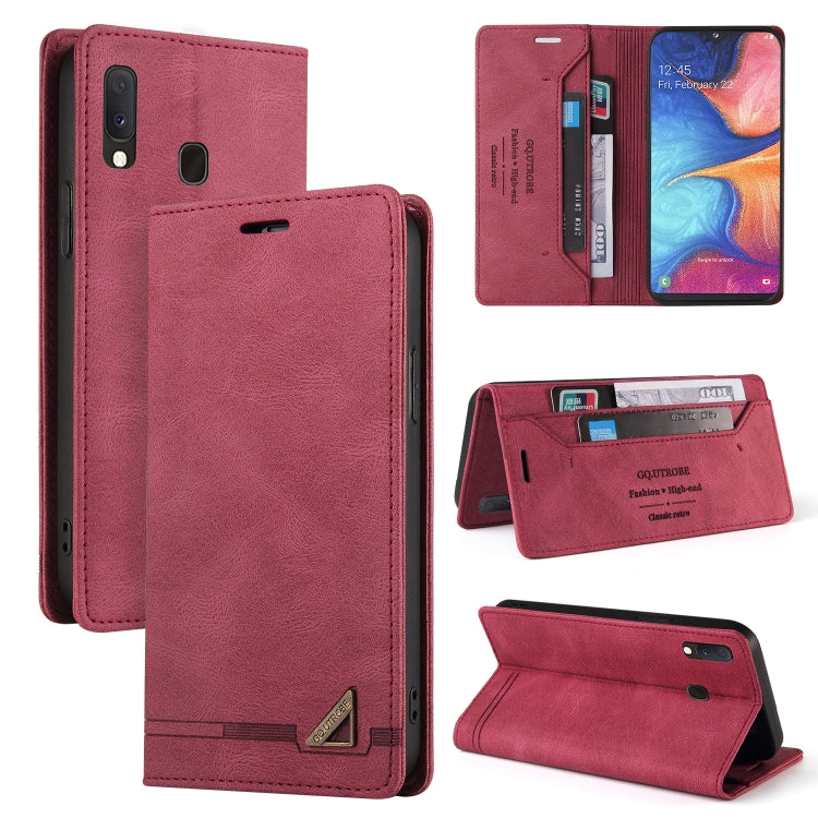 Skin Feel Anti-theft Brush Horizontal Flip Leather Case with Holder & Card Slots & Wallet, For Samsung Galaxy A01, For Samsung Galaxy A02, For Samsung Galaxy A02s EU Edition, For Samsung Galaxy A03s 164mm, For Samsung Galaxy A10, For Samsung Galaxy A10...