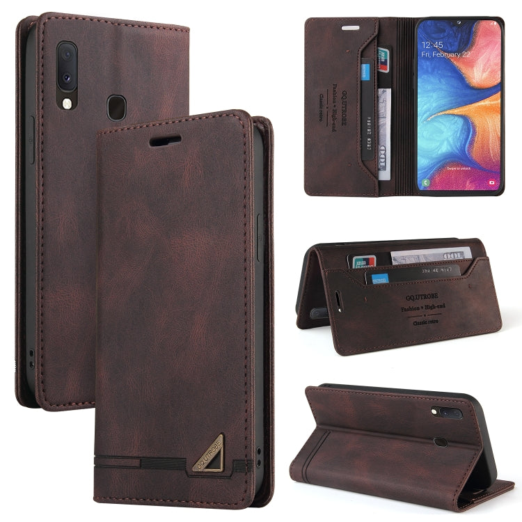 Skin Feel Anti-theft Brush Horizontal Flip Leather Case with Holder & Card Slots & Wallet, For Samsung Galaxy A01, For Samsung Galaxy A02, For Samsung Galaxy A02s EU Edition, For Samsung Galaxy A03s 164mm, For Samsung Galaxy A10, For Samsung Galaxy A10...