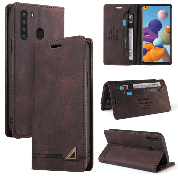 Skin Feel Anti-theft Brush Horizontal Flip Leather Case with Holder & Card Slots & Wallet, For Samsung Galaxy A01, For Samsung Galaxy A02, For Samsung Galaxy A02s EU Edition, For Samsung Galaxy A03s 164mm, For Samsung Galaxy A10, For Samsung Galaxy A10...