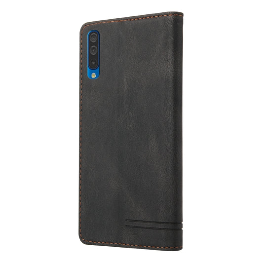 Skin Feel Anti-theft Brush Horizontal Flip Leather Case with Holder & Card Slots & Wallet, For Samsung Galaxy A70