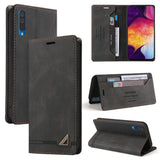 Skin Feel Anti-theft Brush Horizontal Flip Leather Case with Holder & Card Slots & Wallet, For Samsung Galaxy A70