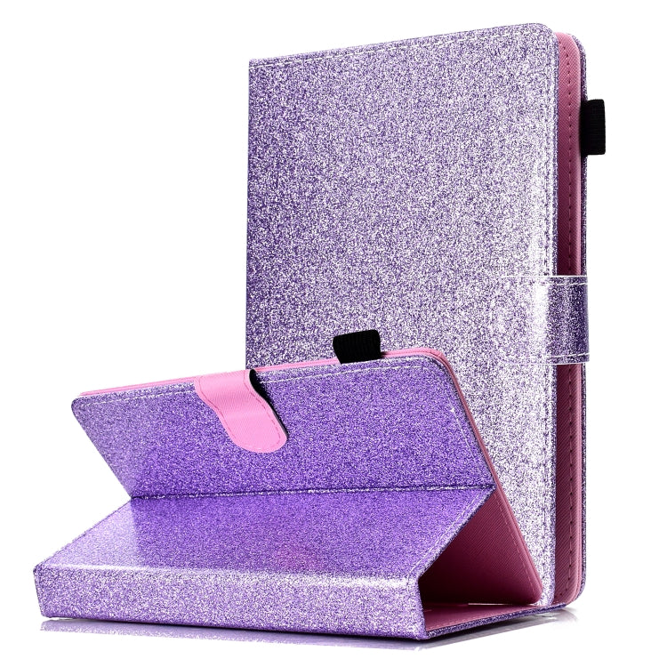 Varnish Glitter Powder Horizontal Flip Leather Case with Holder & Card Slot, For Galaxy Tab S6, For 7 inch Tablet, For 8 inch Tablet, For 10 inch Tablet
