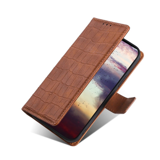 Skin Feel Crocodile Texture Magnetic Clasp Horizontal Flip PU Leather Case with Holder & Card Slots & Wallet, For Samsung Galaxy A03s, For Samsung Galaxy F52 5G, For Samsung Galaxy F62 / M62, For Samsung Galaxy M12 / F12, For Samsung Galaxy M32��������...