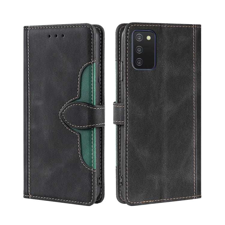 Skin Feel Straw Hat Magnetic Buckle Horizontal Flip PU Leather Case with Holder & Card Slots & Wallet, For Samsung Galaxy A03s (166.5mm), For Samsung Galaxy A03s (164.2mm), For Samsung Galaxy A22 4G, For Samsung Galaxy A22 5G���������������������������...