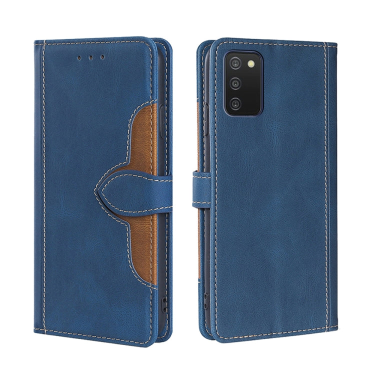 Skin Feel Straw Hat Magnetic Buckle Horizontal Flip PU Leather Case with Holder & Card Slots & Wallet, For Samsung Galaxy A03s (166.5mm), For Samsung Galaxy A03s (164.2mm), For Samsung Galaxy A22 4G, For Samsung Galaxy A22 5G���������������������������...