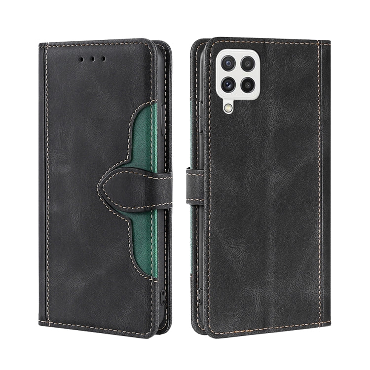 Skin Feel Straw Hat Magnetic Buckle Horizontal Flip PU Leather Case with Holder & Card Slots & Wallet, For Samsung Galaxy A03s (166.5mm), For Samsung Galaxy A03s (164.2mm), For Samsung Galaxy A22 4G, For Samsung Galaxy A22 5G���������������������������...