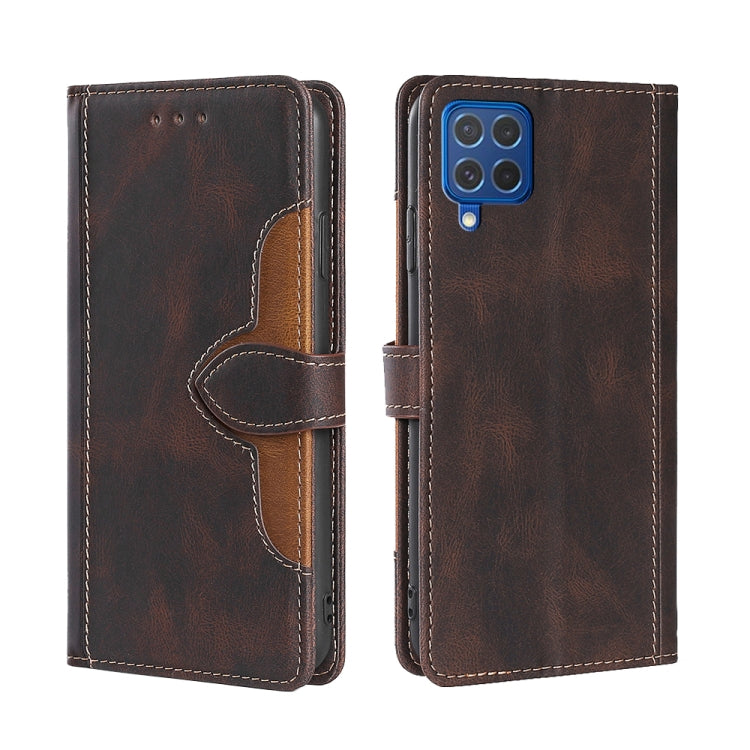Skin Feel Straw Hat Magnetic Buckle Horizontal Flip PU Leather Case with Holder & Card Slots & Wallet, For Samsung Galaxy A03s (166.5mm), For Samsung Galaxy A03s (164.2mm), For Samsung Galaxy A22 4G, For Samsung Galaxy A22 5G���������������������������...