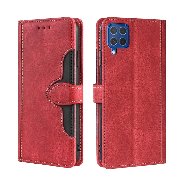 Skin Feel Straw Hat Magnetic Buckle Horizontal Flip PU Leather Case with Holder & Card Slots & Wallet, For Samsung Galaxy A03s (166.5mm), For Samsung Galaxy A03s (164.2mm), For Samsung Galaxy A22 4G, For Samsung Galaxy A22 5G���������������������������...