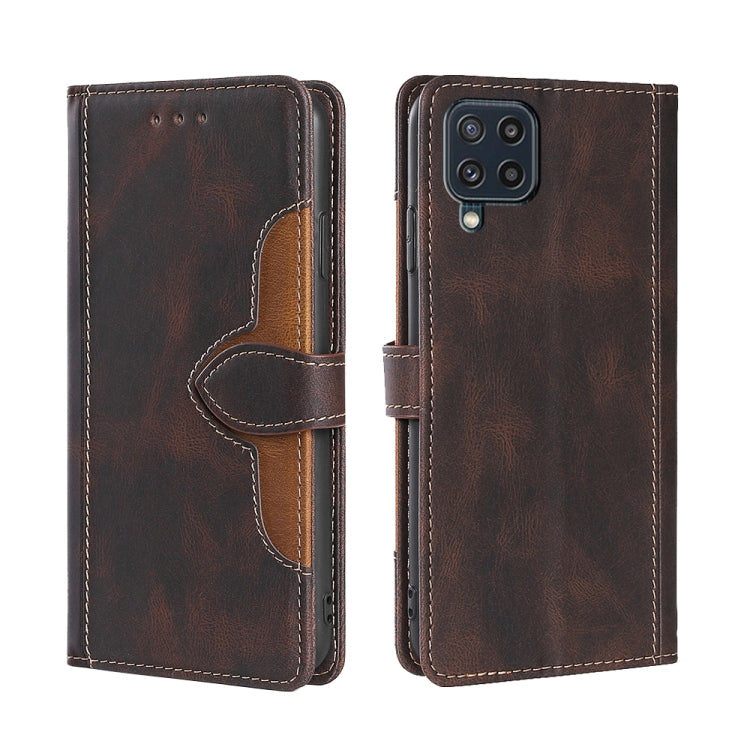 Skin Feel Straw Hat Magnetic Buckle Horizontal Flip PU Leather Case with Holder & Card Slots & Wallet, For Samsung Galaxy A03s (166.5mm), For Samsung Galaxy A03s (164.2mm), For Samsung Galaxy A22 4G, For Samsung Galaxy A22 5G���������������������������...